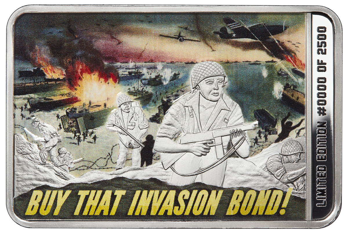 WWII Silver Bars: The Fight for Freedom's Sake Series